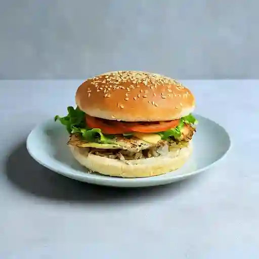 Hamburguesa Sencilla Pollo Callegera Clásica