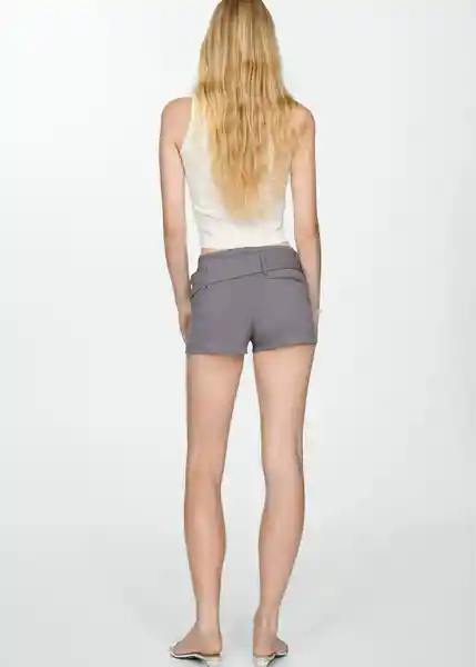 Short Cobi Gris Talla XS Mujer Mango