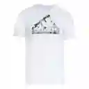 Adidas Camiseta Fi Camo T Hombre Blanco Talla XL IN7948