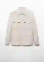Chaqueta Olueno Crudo Talla L Hombre Mango