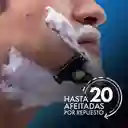 GILLETTE Mach 3 Cuchilla de Afeitar Máquina de Afeitar Hombre Reutilizable Afeitado al Ras Afeitadora para Hombre 1 Ud + 2 Repuestos