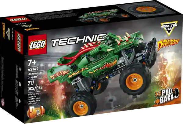 Juguete de Construcción Monster Jam Dragón Lego