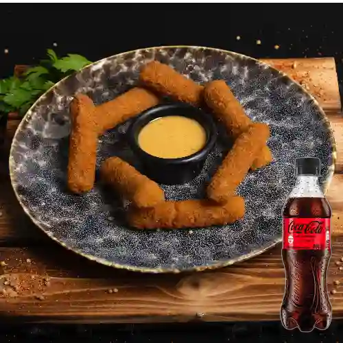 Combo Cheese Sticks + Coca Cola Sin Azúcar 400 ml