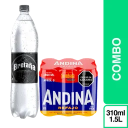 Combo Andina Refajo + Bretaña Soda Bretana 1500 mL