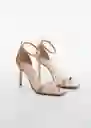 Sandalias Aussien Nude Talla 40 Mujer Mango