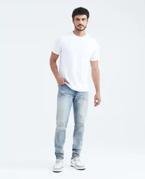 Jean Super Slim Fit-Rider Azul Cristalino Claro 36/32 Chevignon