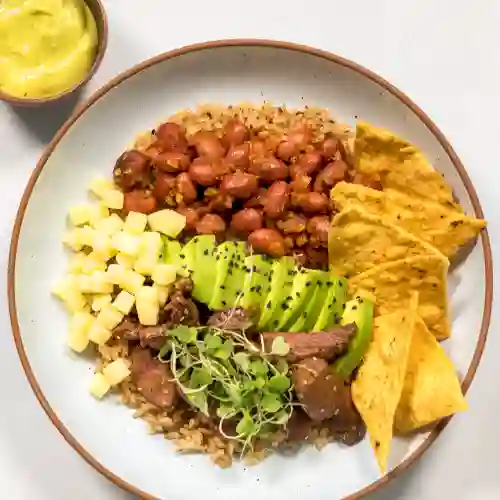 Bowl df de cerdo (140 gr cerdo)
