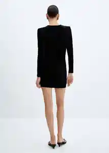 Vestido Xvikypic Negro Talla L Mujer Mango