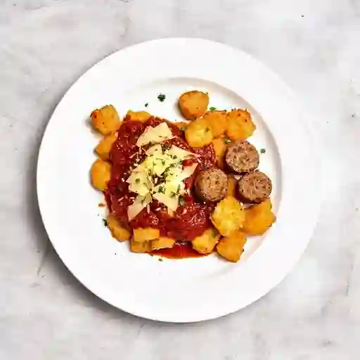 Papitas Bolognesa