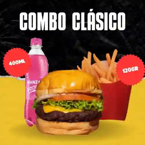 Combo en Hamburguesa Clásica