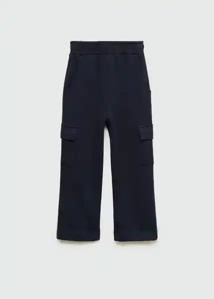 Pantalón London Navy Talla 09 Niñas Mango