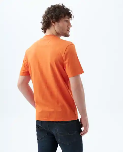 Camiseta Hombre Naranjado Talla L 849F001 Americanino