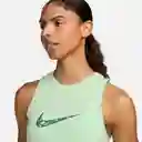 Nike Camiseta W One Swsh Hbr Tank Mujer Verde S Ref: FN2606-376