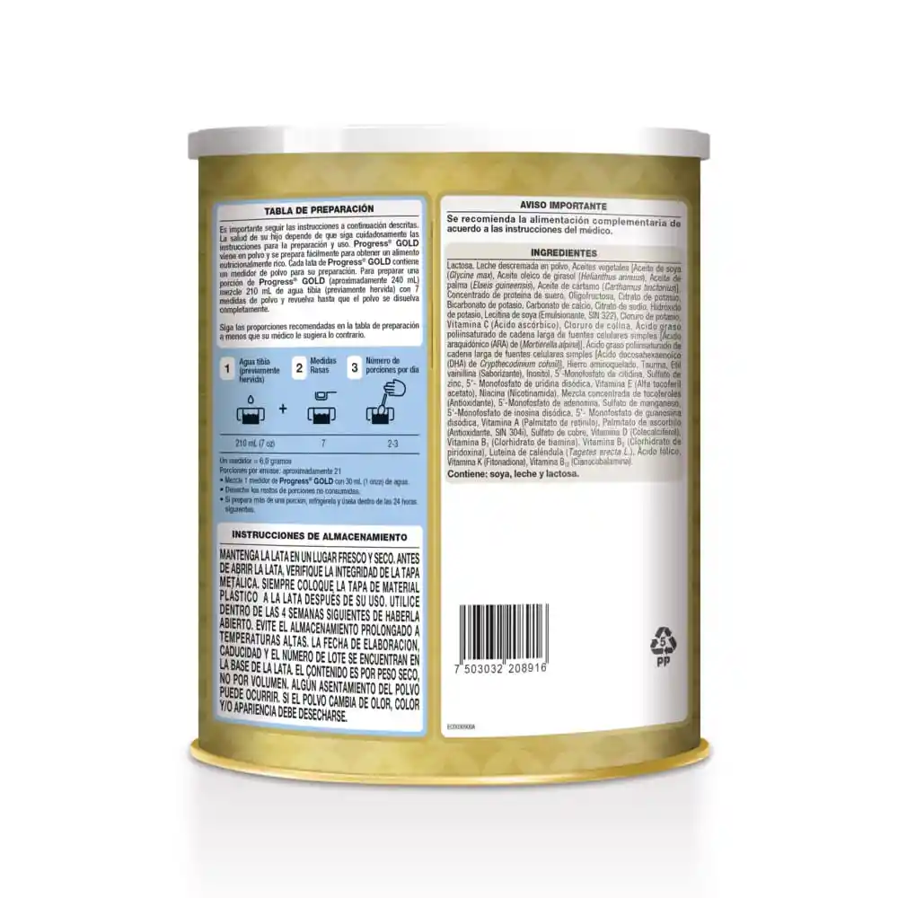 Formula Infantil Alula Gold Etapa 3 X 900G