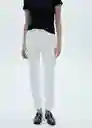 Jean Claudia Blanco Talla 34 Mujer Mango