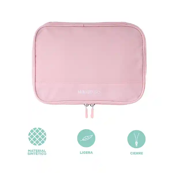 Estuche de Accesorio Electrónico Portátil Rosa Miniso