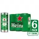 Heineken Cerveza Premium Six Pack en Lata