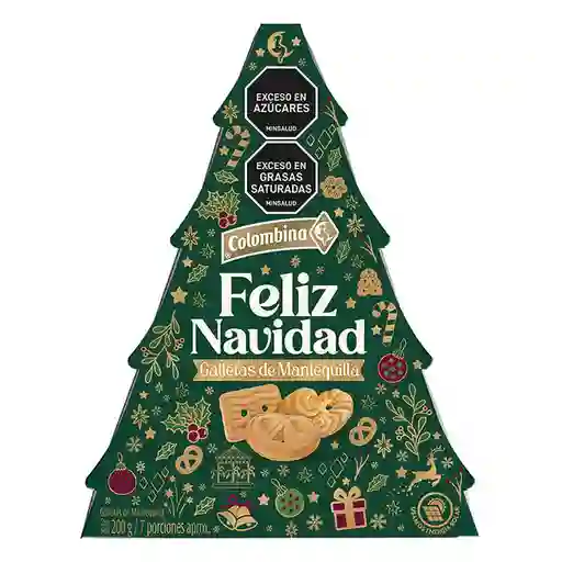Colombina Galletas Navideñas Árbol de Navidad