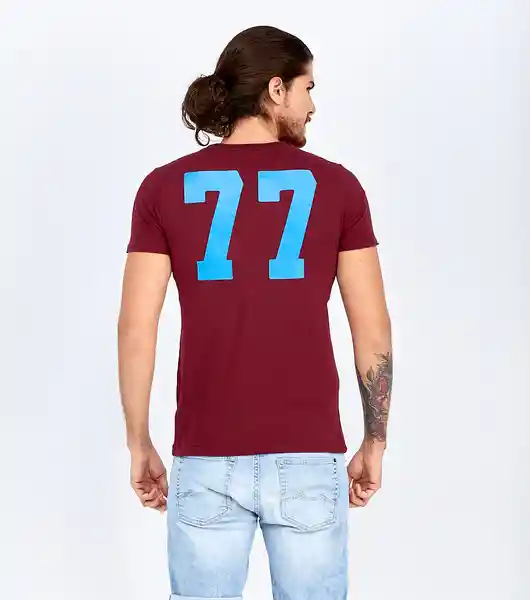 Superdry Camiseta Vinotinto Talla M 113