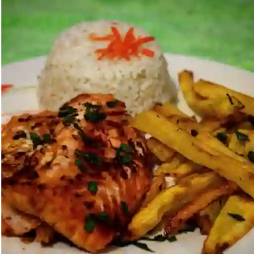 Salmón a la plancha