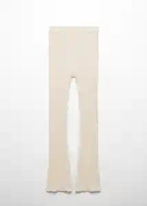 Pantalón Nicole Piedra Talla M Mujer Mango
