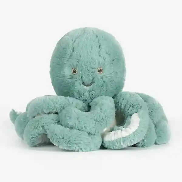 O.B. Designs Peluche Pulpo Reef Azul Pequeño 25 cm