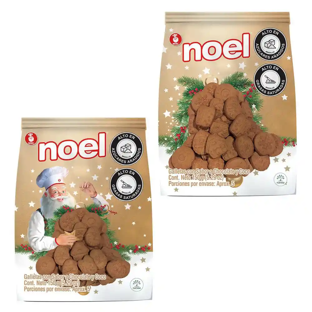 Noel Galleta Navidad Choco Coco