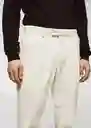 Pantalón Apollo Offwhite Talla 44 Hombre Mango