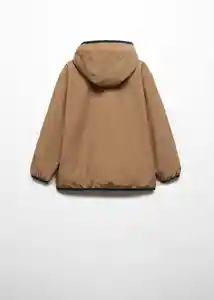 Abrigo Parka Marcos Tabaco Talla 06 Niños Mango