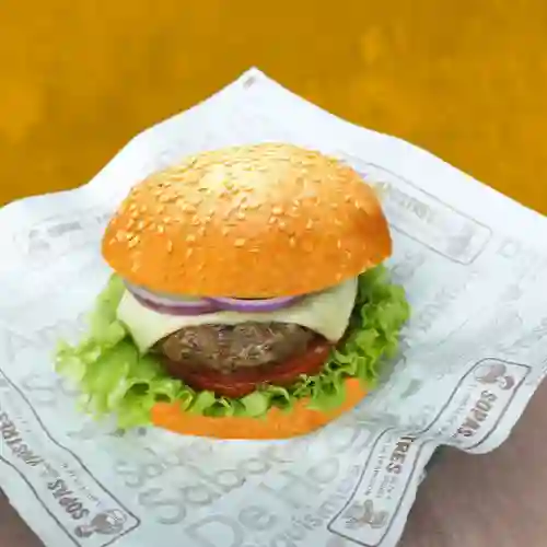 Hamburguesa Sencilla en Combo