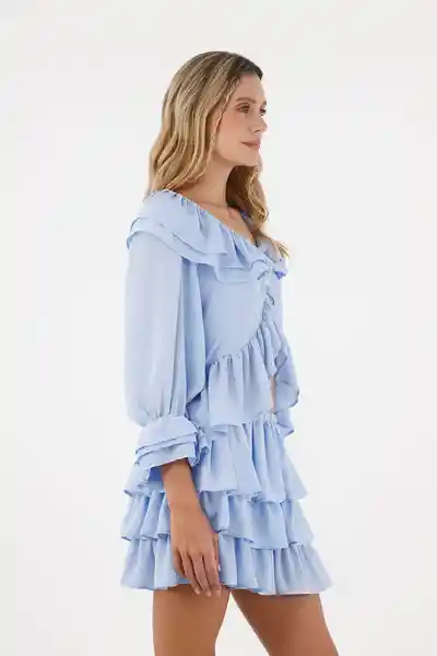Camisa Libertad Azul Talla 02 M