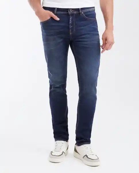 Jean Súper Slim Fit Rider Azul Clásico Oscuro T 32/32 Chevignon