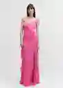 Vestido Nora Fucsia Talla S Mujer Mango