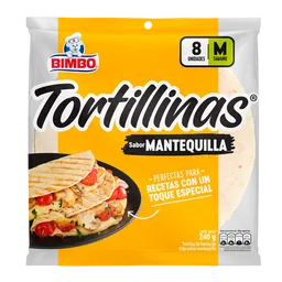 Bimbo Tortillinas Sabor a Mantequilla