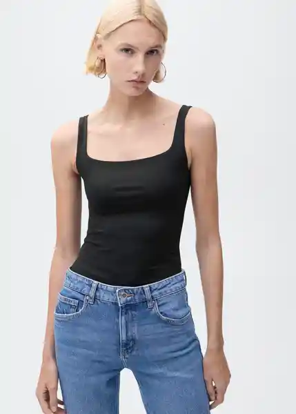 Body Marisa Negro Talla XS Mujer Mango