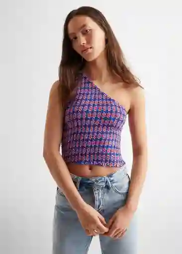 Top Loreto Azul Talla 22 Mango Teen Girl Mango