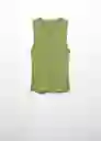 Top Karl Verde Talla S Mujer Mango