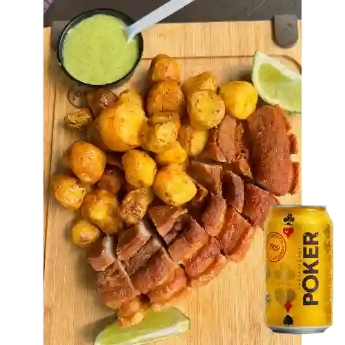 Combo Chicharrón Clásico + Poker 355 ml