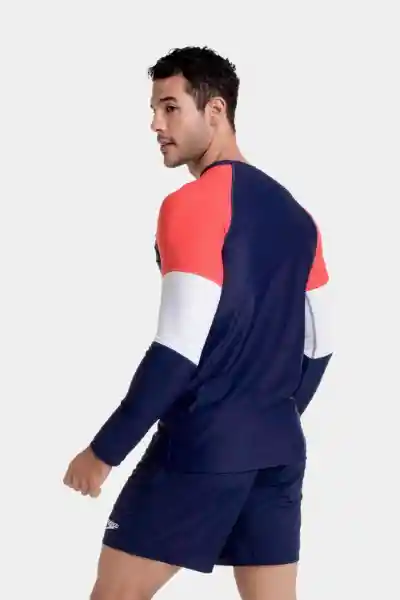 Camiseta Manga Larga Sunshine Risk Block Jet Hombre T. M Speedo