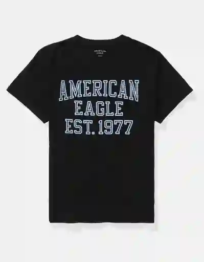 Camiseta Mujer Negro Talla Large 1151001 American Eagle