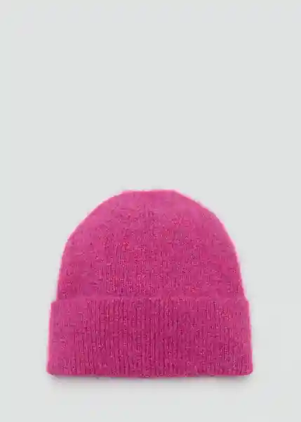 Gorro Mohi Rosa Mujer Mango