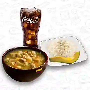 Combo Mondongo y Coca-Cola