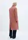 Abrigo Beauty Rosa Talla S Mujer Mango