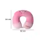 Almohada de Viaje Para el Cuello de Espuma Minecraft Rosa Miniso
