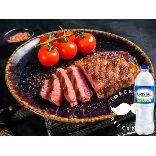 Combo Churrasco + Cristal Sin Gas 600 ml