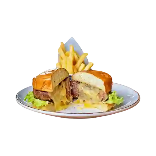Hamburguesa caciotta jalapeno