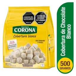 Corona Cobertura de Chocolate Blanco
