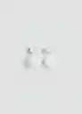 Pendientes Alba Plata Talla 99 Mujer Mango