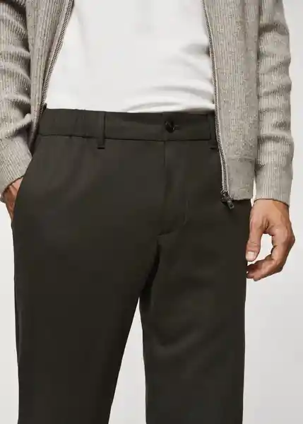 Pantalón Murlo Khaki Talla 42 Hombre Mango