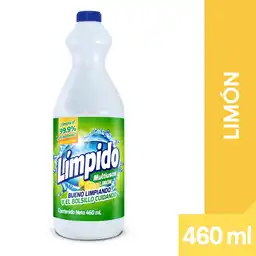 Blanqueador Multiusos Límpido Limón Botella 460 ml